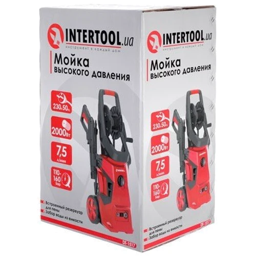 Мойка высокого давления Intertool DT-1517: Производительность (л/ч) 450