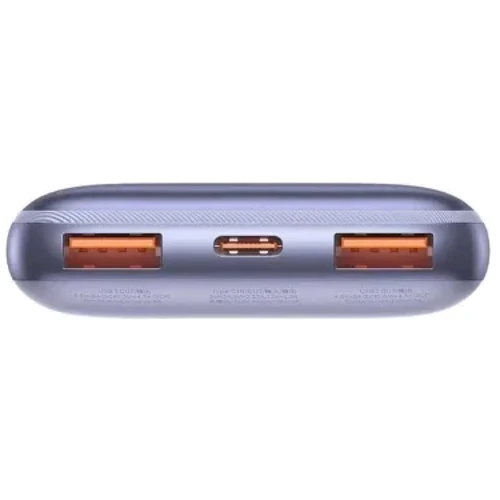 Внешний аккумулятор Baseus Power Bank 10000mAh Bipow Pro Digital Display PD 22.5W Violet (PPBD040005): Встроенный кабель нет