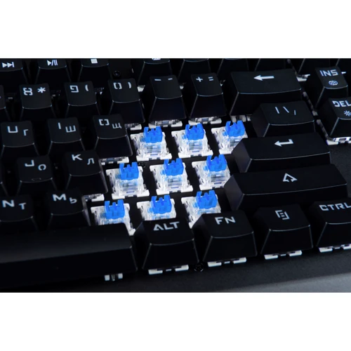 Клавіатура Modecom Volcano Hammer 2 RGB (K-MC-HAMMER2-U-BLUE-RGB-R): Тип клавіатури игровая