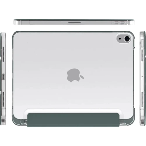 Аксессуар для iPad BeCover Case Book Soft Edge with Pencil mount Dark Green for iPad Air 2020/iPad Air 2022 (711120): Цвет зеленый