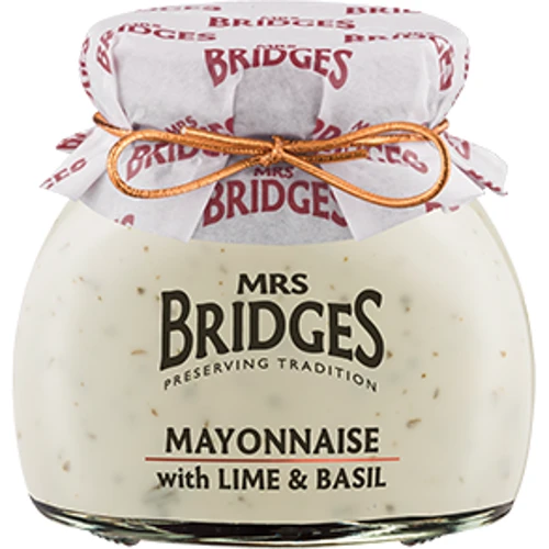 Майонез Mrs Bridges з лимоном та базиліком, 180 г (BW10319)