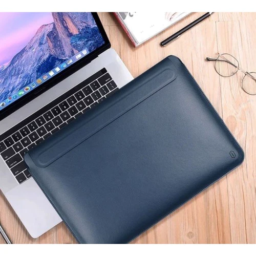 WIWU Skin Pro 2 Leather Sleeve Green for MacBook Air 15" M3 | M2 (2024 | 2023): Тип аксессуара чехол