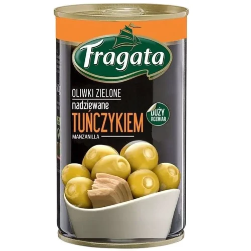 Оливки Fragata зелені з тунцем 300 г (8410134002580)