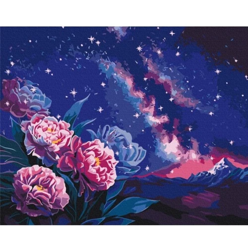 Картина по номерам Brushme Ночные цветы ©Anna Steshenko 40х50 см (BS53563)