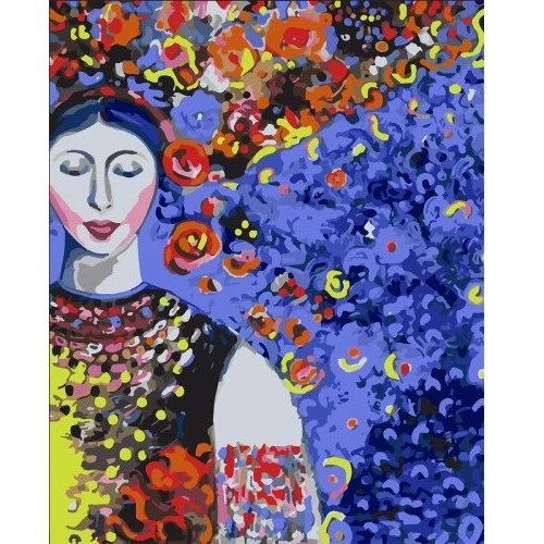 Картина по номерам SANTI Волшебная украинка 40х50 см (954253)