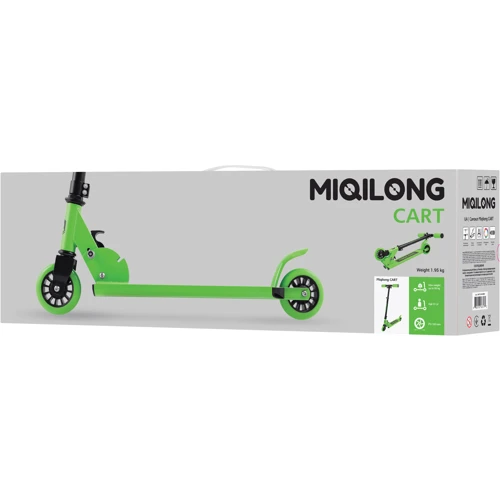 Самокат Miqilong Cart Зеленый: Тип колес литые