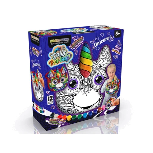 Сумка-раскраска My Color Pet-Bag Danko Toys 3 вида Синий (CPB-01-01U-2U-3U)