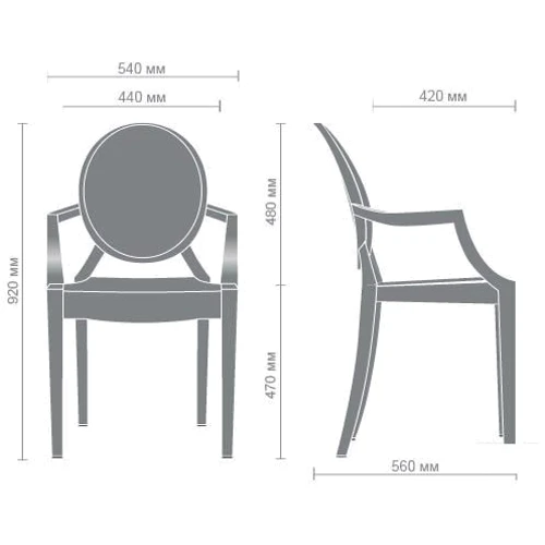 Стул AMF Alice Arm Пластик Т-чёрный (512022): Производитель AMF