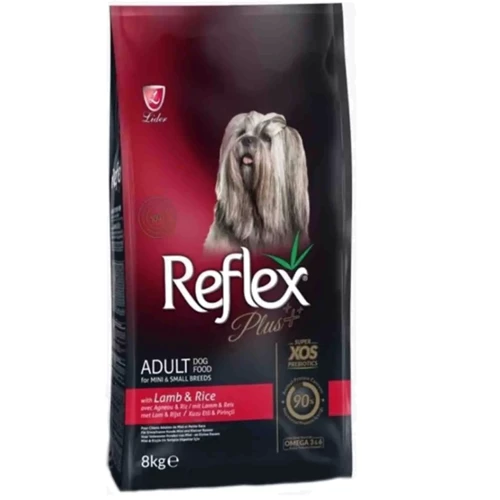 Сухой корм Reflex Plus для собак мелких пород с ягненком и рисом 8 кг (RFX-120)