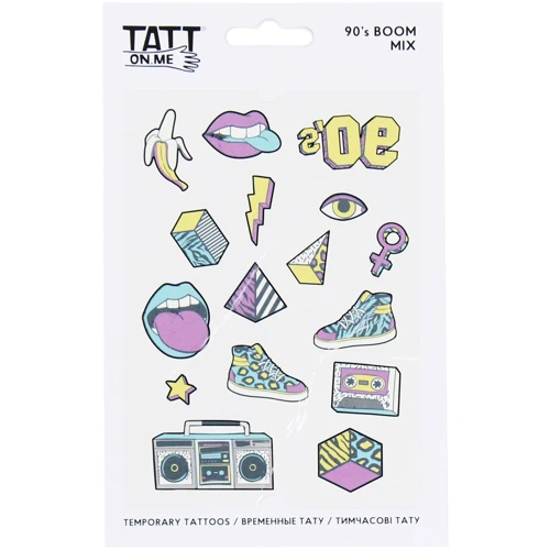 Временные тату TATTon.me 90s Boom Mix (TM90sBoom)