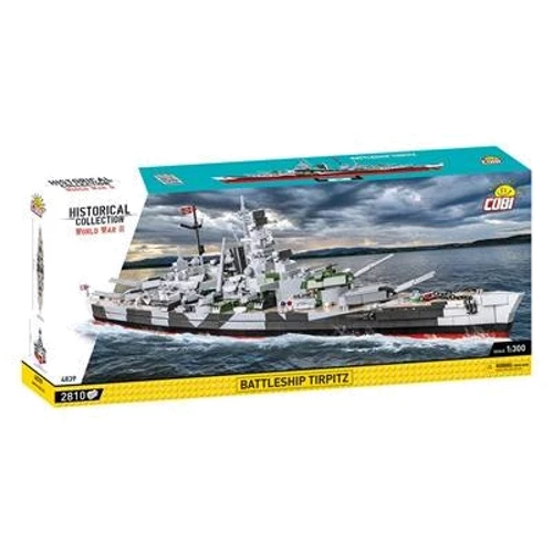 Конструктор Cobi Линкор Тирпиц 2880 деталей (COBI-4839)