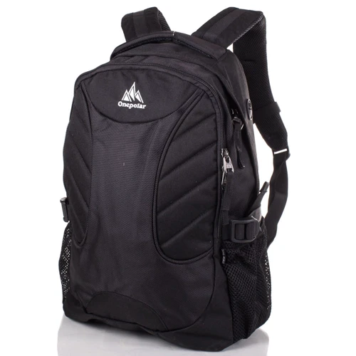 Чоловік рюкзак Onepolar чорний (W1307-black)