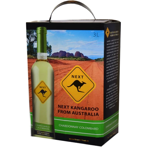 Вино Next Kangaroo Chardonnay Colombard белое сухое Bag in Box 3 л (VTS3932310)