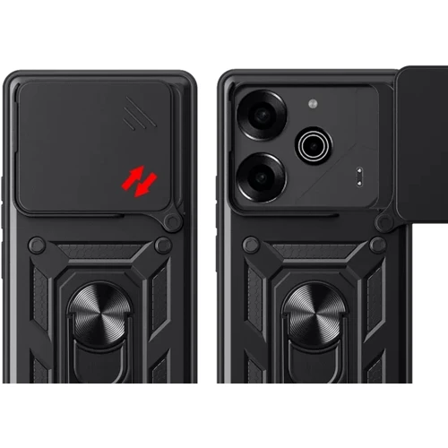 Чехол для телефонов BeCover Military Black for Tecno POVA 6 (LI7) (712167)