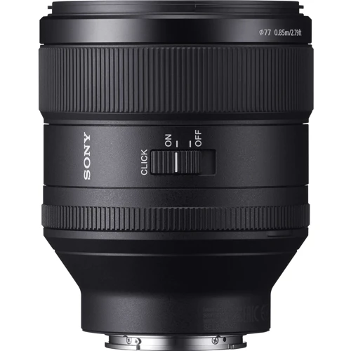 Объектив для фотоаппарата Sony SEL85F14GM 85mm f/1,4 GM: Диаметр резьбы для светофильтра 77 мм