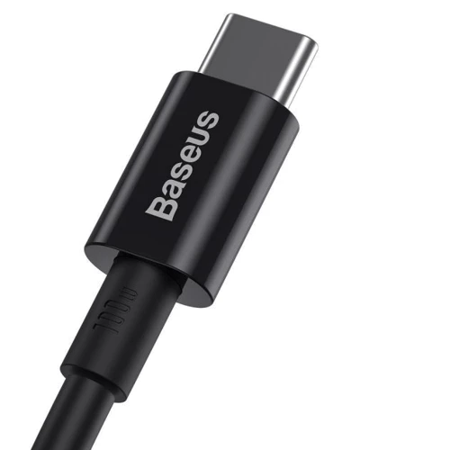 Кабель Baseus Cable USB-C to USB-C Superior Series PD 100W 1m Black (CATYS-B01): Длина 1 м
