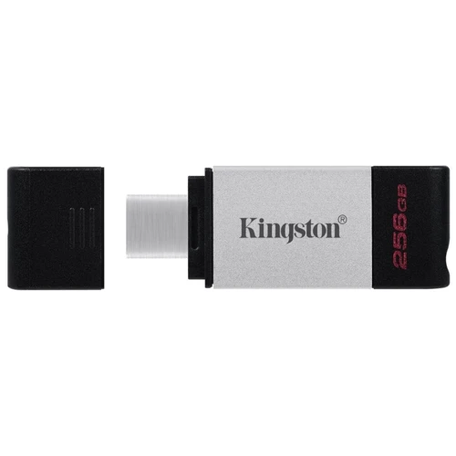 USB-флешка Kingston 256GB DataTraveler 80 Type-C Black (DT80/256GB): Стандарт USB USB 3.2