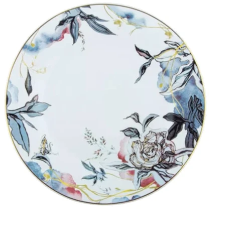 Тарелка десертная Vittora Aura Цветочный вернисаж 18 см (1180Afo): Тип Тарелка десертная