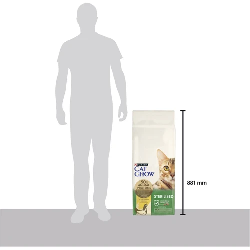 Сухой корм Cat Chow Sterilized для взрослых стерилизованных кошек с курицей 15кг (12251719) фото 10