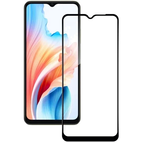 Аксессуар для смартфона ACCLAB Tempered Glass Full Glue Black for Oppo A38 4G
