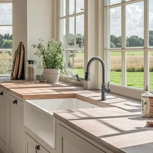 Смеситель для кухни Lefton Automatic Sensor & Pull-Down Kitchen Faucet - KF2210 Grey: Термостат Нет