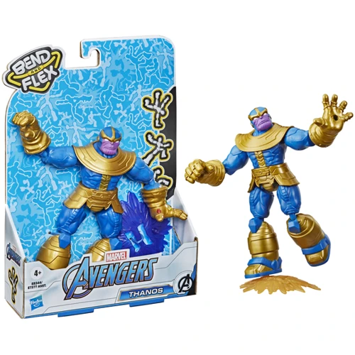 Фігурка Hasbro Месники Бенди 15 см E8344 Avengers Bend And Flex Thanos (E7377_E8344): Тип Персонаж мультфільму, фільму