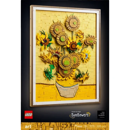 Блоковий конструктор LEGO Art Vincent van Gogh Соняшники (31215): Серія Art
