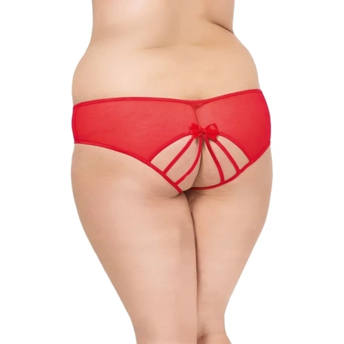 Женские стринги SoftLine - String 2468, Plus Size, XL (red)