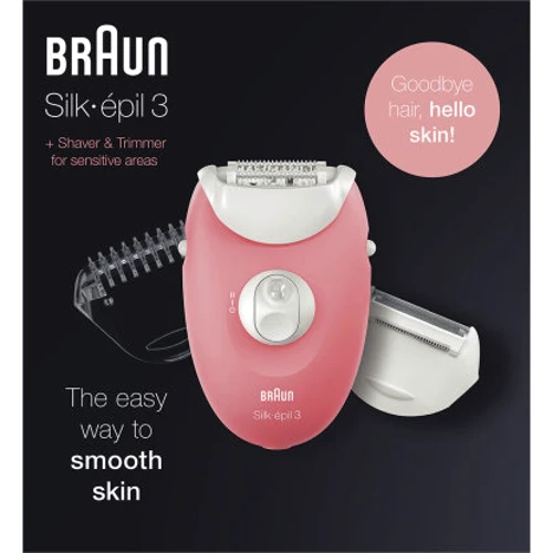 Епілятор Braun Silk-epil 3 SE 3-440: Масажна насадка є