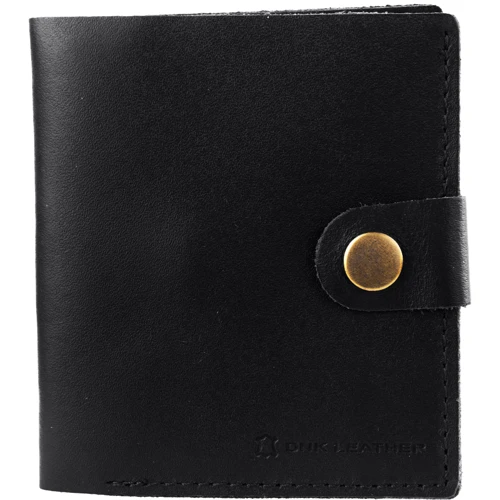 Мужской кошелек DNK Leather черный (DNKPURSE-R-VERT col.J): Пол Мужской