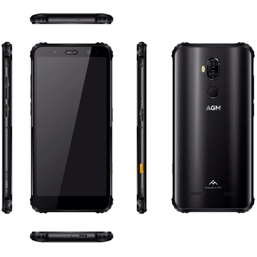 Смартфон AGM X3 6/64GB Black: Камера двойная 24 МП + 12 МП / фронтальная 20 МП