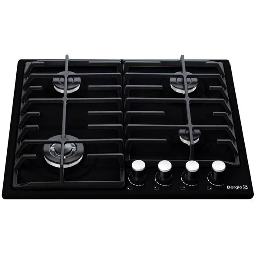 Варильна поверхня BORGIO 6942-17 FFD black Enamelled: Кількість конфорок 4