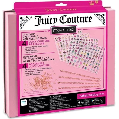 Набор для создания шарм-браслетов Make it Real Juicy Couture Очаровательные браслеты (MR4414)