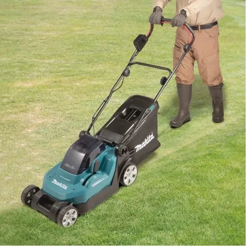 Газонокосилка Makita DLM481Z аккумуляторная: Материал корпуса Сталь