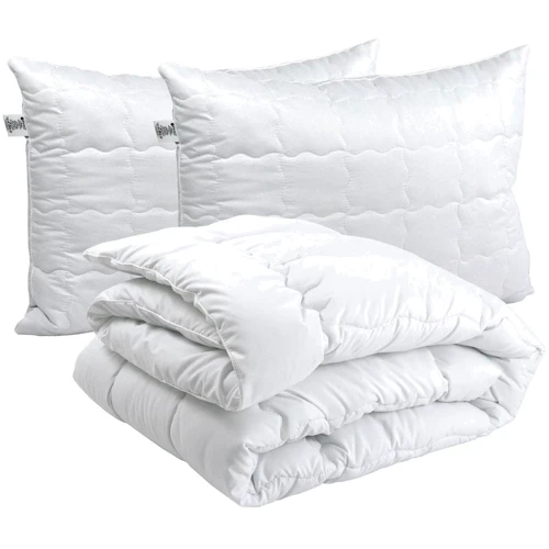 Одеяло Руно 200х220 см Warm Silver + подушки 50х70 см (2 шт.) (925.52_Warm Silver)