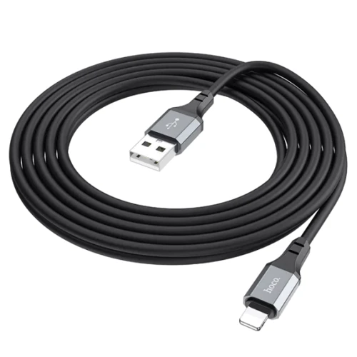 Кабель Hoco USB Cable to Lightning X92 Honest 2.4A 3m Black фото 4