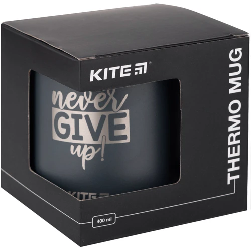 Термокухоль Kite Never give up 400 мл графіт (k22-379-01-1) фото 4