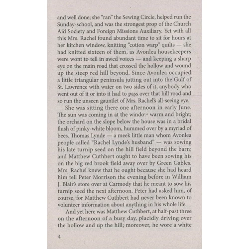Lucy Montgomery; Anne of Green Gables: Количество страниц 384