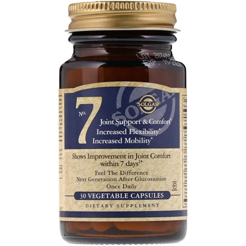 Solgar No 7 Joint Support Comfort Солгар Зміцнення суглобів 30 капсул