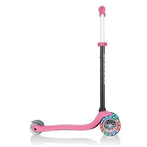 Самокат GLOBBER серии GO UP SPORTY PLUS LIGHTS 5в1 розовый, колеса с подсветкой, 20/50кг (642-110): Материал колес полиуретан