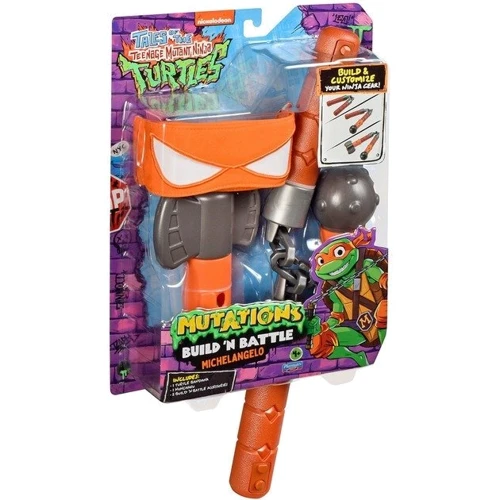 Набор игрушечного оружия TMNT Черепашки-Ниндзя MOVIE III W2 Нунчаки Майка двойной удар (84253): Материал пластик