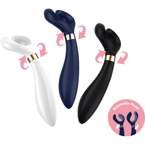 Многофункциональный вибратор Satisfyer Endless Fun (Partner Multifun 3) для соло-игр и для пар, синий