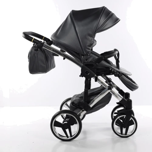 Универсальная коляска 2 в 1 Junama Candy 05 Vanilla Black (J-Cy-05): Материал колес EVA