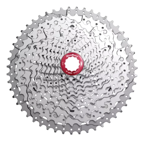 Касета 11-k 11-46T SUN RACE MX8 MTB алюмінієвий павук Metallic Silver (CAS-93-47)