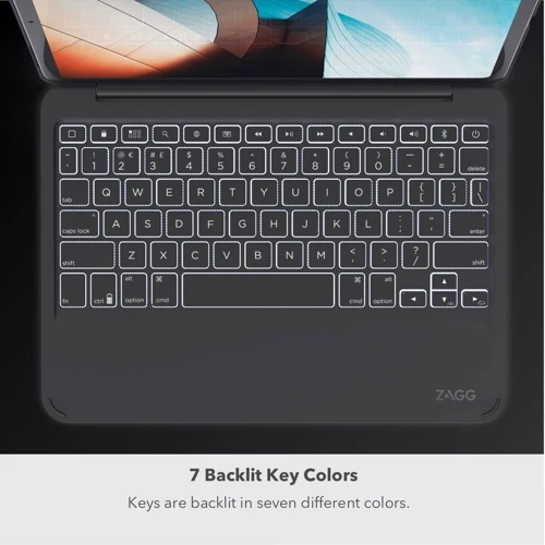 Аксесуар для iPad ZAGG Folio Case Smart Keyboard Black for iPad Pro 11 2018 (103002357) фото 8
