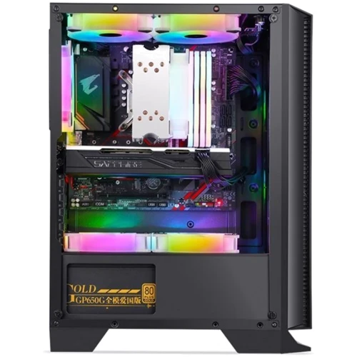 Корпус Segotep Synrad 1 Black (SG-SR1): Матеріал передній панелі пластик