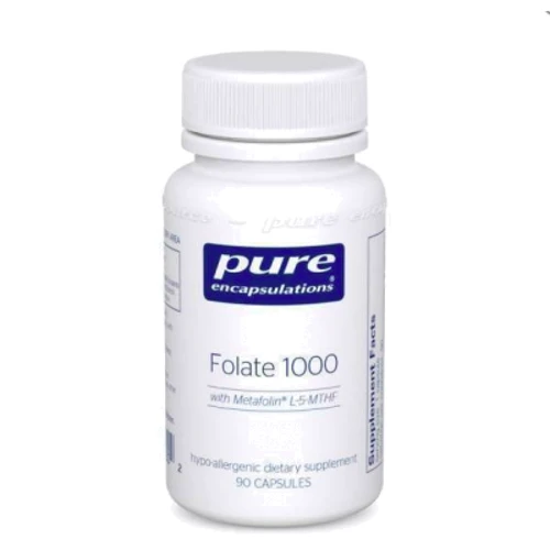 Pure Encapsulations Folate 1000 mg 90 caps (PE-01430)