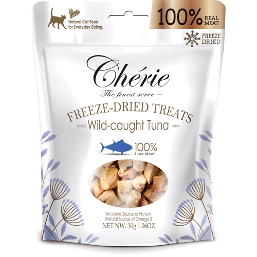 Лакомство Cherie Freeze Dired for Cat Tuna для кошек из тунца дикого отлова сублимированные 30 г (602818)