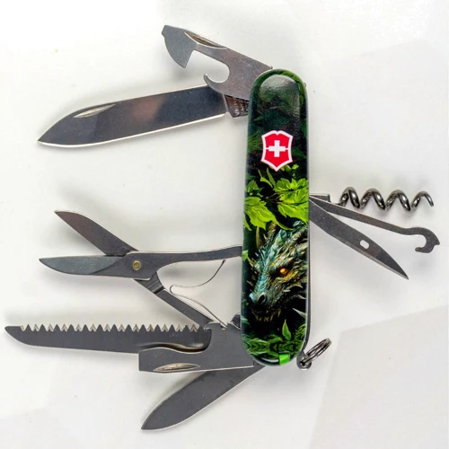 Мультитул Victorinox HUNTSMAN ZODIAC Зеленый деревянный дракон 1.3713.3.Z3240p (Vx13713.3_Z3240p): Вес, г 97