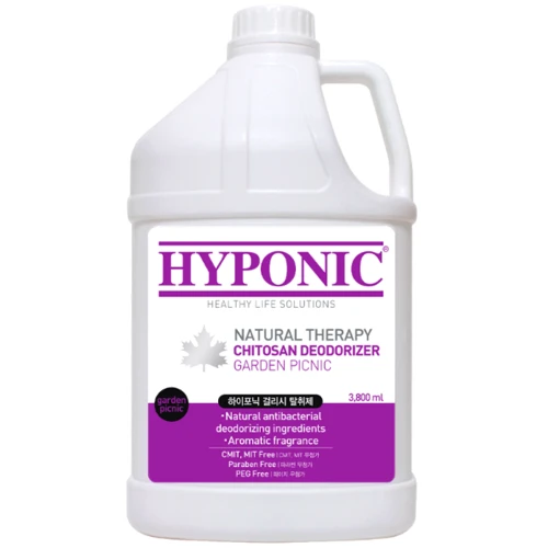 Дезодорант хитозановый Садовый пикник Hyponic Chitosan Deodorizer Garden Picnic scent 3.8 л (H3DO1AL3800GLKNN)